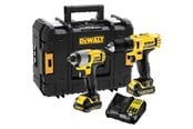 Værktøj - Dewalt 18V XR Brushless Twin Kit - 2 x 2Ah - DCK2062D2T-QW