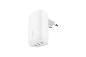 Mobil - Adaptere & Opladere - Belkin BoostCharge 3 Port USB-C Charger with PPS 67W - WCC002vfWH