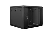 Rack skabe - Lanberg WF01-6609-10B - 9U - Wall Mount Rack Cabinet - WF01-6609-10B