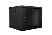 Rack skabe - Lanberg WF02-6609-10B - 9U - Wall Mount Rack Cabinet - WF02-6609-10B