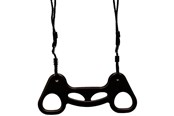 Udendørsleg - Nordic Play Trapezgynge sort m/ sort reb - 805-465