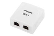Netværkstilbehør - Lanberg network surface mount box - OS6-0002-W