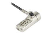 Systemtilbehør (kølepasta mv.) - StarTech.com Laptop Cable Lock - Combination Lock for Wedge Lock Slot security cable lock - LTLOCKNBL