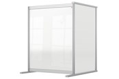 Kontordeler - Nobo Premium Plus klar akryl skrivebordsafskærmning, udvidelse til modulært system 800x1000mm - 1915497