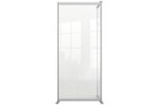 Kontordeler - Nobo  Premium Plus Klar akryl beskyttende gulvafskærmning, udvidelse til modulært system 800x1800mm - 1915519