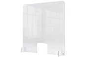 Kontordeler - Nobo klar akryl beskyttende afskærmning med åbning. 700x850mm - 1915488