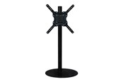 Vægbeslag, AV-Beslag & AV-Møbler - ConnecTech Sinox StandView TV gulvstand med drejbar top - 26"-65" - Matsort - Maks 25 kg - Maks størrelse 55" - SWB7160