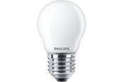Lyskilder - Philips LED pære Classic Krone 4,3W/827 (40W) Mat E27 - 929001345755