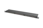 Netværkstilbehør - Lanberg PPS5-0024-B - patch panel - 0.5U - 19" - PPS5-0024-B