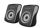 Højttalere - PC - Esperanza Glosniki 2.0 USB Flamenco czarno-szare - EP140KE