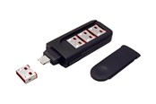 Systemtilbehør (kølepasta mv.) - Roline USB Port Blocker Set. (Key + 4 Locks) - 11.02.8330