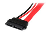 SATA & ATA kabel - StarTech.com 6in Slimline SATA to SATA Adapter with Power - Slim SATA (F) to SATA (M) - Slimline Serial ATA to SATA (SLSATAADAP6) - SATA adapter - SLSATAADAP6