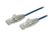 Netværkskabel - StarTech.com 1.5m CAT6 Cable - Blue Slim CAT6 Patch Cord - Snagless - LSZH - patch cable - 1.5 m - blue - Blå - 1m - N6PAT150CMBLS
