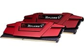 RAM - G.Skill Ripjaws V DDR4-2666 - 32GB - CL19 - Dual Channel (2 pcs) - Intel XMP - Rød - F4-2666C19D-32GVR