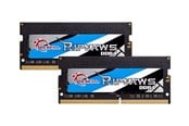 RAM - G.Skill Ripjaws SODIMM DDR4-3200 - 32GB - CL22 - Dual Channel (2 pcs) - Intel XMP - Sort - F4-3200C22D-32GRS