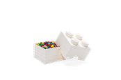 Børneværelse - LEGO opbevaringskasse 4 - hvid - 40031735