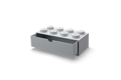 Børneværelse - LEGO skrivebordsopbevaring 8, grå - 40211740