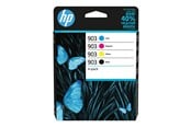 Blæk, Toner & Forbrugsstoffer - HP 903 / 6ZC73AE 4-Pack (Black Yellow Cyan Magenta) Ink - 6ZC73AE