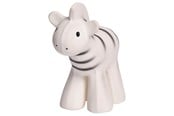Babylegetøj - Tikiri Rubber Rattle Zebra - TK-96005