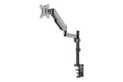 Skærmholder - IC INTRACOM Manhattan Monitor Desk Mount (clamp & grommet) 1 screen 3 pivots (full motion) 10-32" Vesa 75x75 to 100x100mm Gas Spring Max 8kg Black - 461580