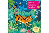 Børnebøger - Bog og 3 puslespil om Junglen - Børnebog - Papbog - 9788762735675