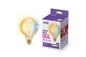 Smart Home - WiZ Tunable G95 E27 Amber Smart Filament Globepære - Dæmpbart varmt til koldt hvidt LED-lys - 929003018322