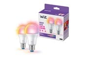 Smart Home - WiZ Full Color A60 E27 Smart LED-pære 2-pak - RGB/16 millioner farver + dæmpbart hvidt LED-lys - 929003601032