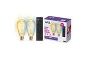 Smart Home - WiZ Tunable ST64 E27 Amber Smart Filamentpære 2-pak med mote- Dæmpbart varmt til koldt hvidt LED-lys - 929003057022