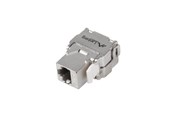 Netværkstilbehør - Lanberg KSFA-2000 Keystone Module Toolless RJ45 - LSA CAT6A FTP 180° - KSFA-2000