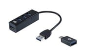 USB hub - HUBBIES TAIL USB hub - USB 3.2 - 4 ports - Sort - HUBBIES04B