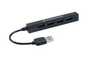 USB hub - HUBBIES HUBBIES05B USB hub - 4 ports - Sort - HUBBIES05B
