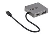 Dockingstation - StarTech.com USB-C Multiport Adapter - USB 3.1 Gen 2 Type-C Mini Dock - USB-C to 4K HDMI or 1080p VGA - 10Gbps USB-A & USB-C Ethernet - docking station - VGA HDMI - DKT31CHVL
