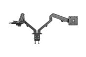 Skærmholder - Vision Monitor Desk Arm Dual Matt Black - VFM-DAD/4