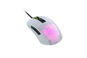 Mus - ROCCAT Burst Pro - Gaming Mus - Optisk - 6 knapper - Hvid med RGB-LED lys - ROC-11-746