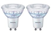 Lyskilder - Philips LED pære Spot 3,8W/922-927 (50W) 36° WarmGlow dæmpbar 2-pak GU10 - 929002065718