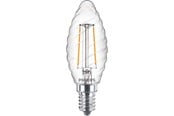 Lyskilder - Philips LED pære Classic Kerte 2W/827 (25W) Klar E14 - 929001238555