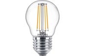 Lyskilder - Philips LED pære Classic Krone 4,3W/827 (40W) Klar E27 - 929001890555