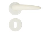 Beslag & hængsler  - Home>it Plast dørgreb - hvid - 13394