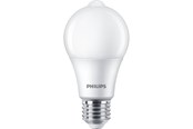 Lyskilder - Philips LED pære Standard Sensor 8W/827 (60W) Mat E27 - 929002058731