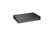 Switch - ZyXEL GS1900-24EP 24-port GbE Smart Managed PoE Switch - GS1900-24EP-EU0101F