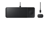 Mobil - Adaptere & Opladere - Samsung Wireless Charger Trio (Incl. Power Adapter) - Black - EP-P6300TBEGEU