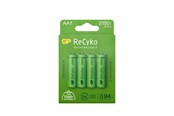 Batteri - GP ReCyko AA-batteri, 2100 mAh, 4-pak - 201212