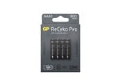 Batteri - GP ReCyko Pro AAA-batteri, 800 mAh, 4-pak - 201221