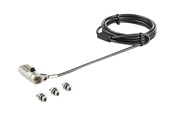 Systemtilbehør (kølepasta mv.) - StarTech.com 6' (2m) 3-in-1 Universal Laptop Cable Lock - 4-Digit Combination Security Lock for K-Slot Nano & Wedge Slot Desktop/Laptop security cable lock - LTULOCK4D