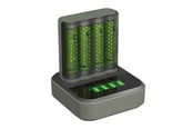 Batteri - GP ReCyko Speed-oplader M451 (USB) med ladestation D451, inkl. 4 stk. AA 2600 mAh NiMH batterier - 202241