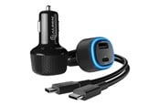 Mobil - Adaptere & Opladere - ALOGIC Rapid 2 Port USB-A + USB-C Car Charger 12W + 45W - CRCA57