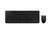 Tastatur - Cherry DW 3000 - Wireless Desktop Set - Tastatur & Mus sæt - Nordisk - Sort - JD-0710PN-2