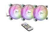 Kabinet Køler - Inter-Tech Argus RS-06 RGB - Kabinet køler - 120mm - Hvid - 88885530
