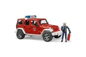 Legetøjsbil - Bruder - Jeep Wrangler Unlimited Rubicon Fire Dept - 02528