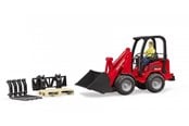 Legetøjsbil - Bruder  Schäffer Compact loader 2630 with figure and accessories - 02191